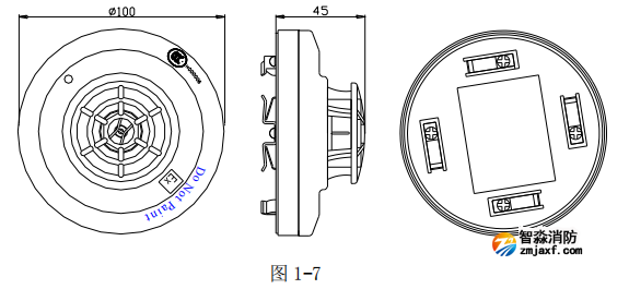 探測器外形示意圖