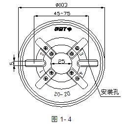DZ-02探測(cè)器外形示意圖